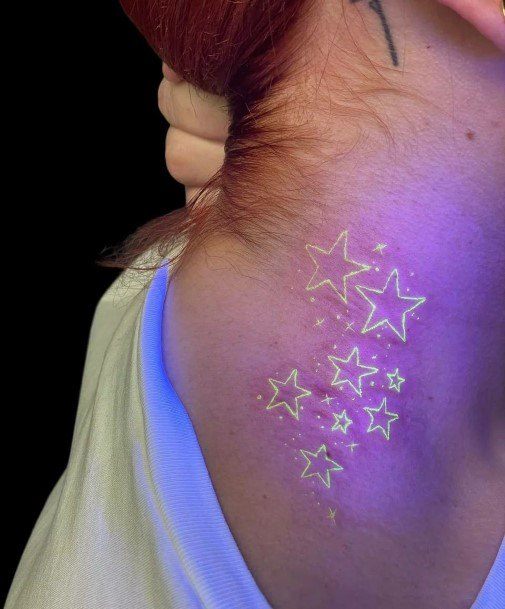 Dineon Females Neon Tattoo