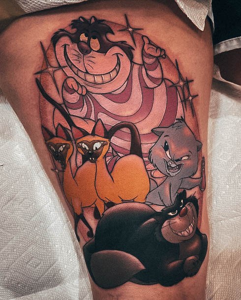 Disney Female Tattoo Designs Thigh