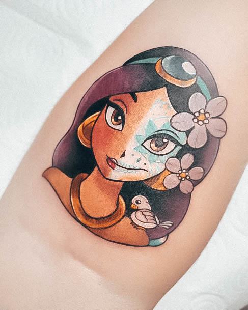Disney Princess Tattoo Designs For Women