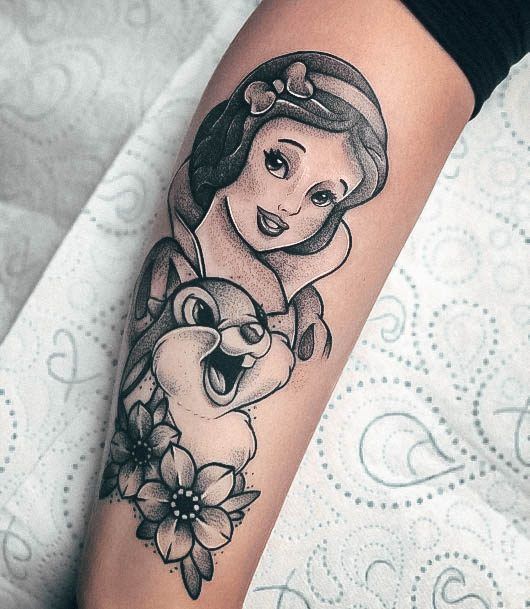 Disney Princess Tattoos Feminine Ideas