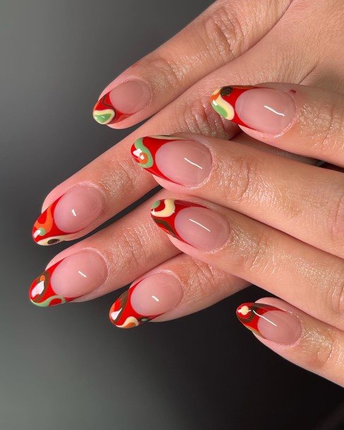 Distinctive Female Abstract Nail Designs