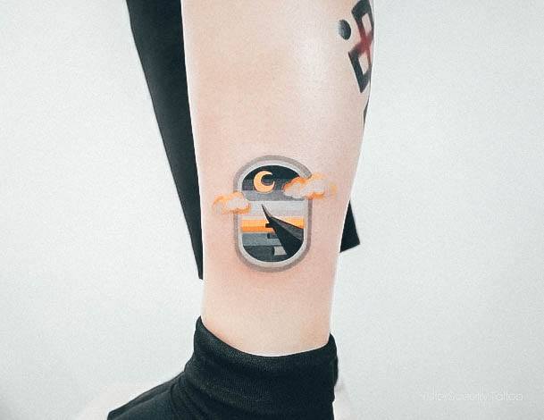 Distinctive Female Airplane Tattoo Designs