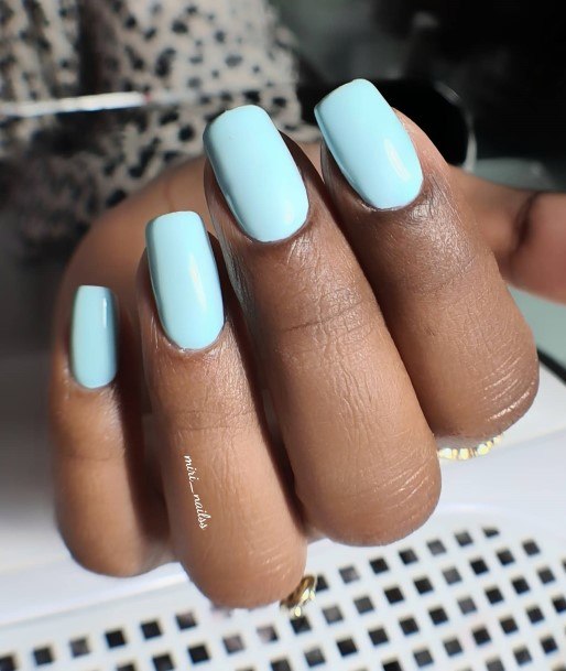 Distinctive Female Azure Nail Designs