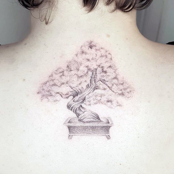 Distinctive Female Bonsai Tattoo Designs