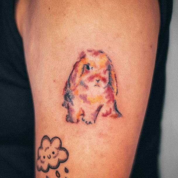 Distinctive Female Bunny Rabbit Tattoo Designs