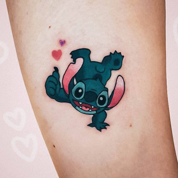 Distinctive Female Cartoon Tattoo Designs