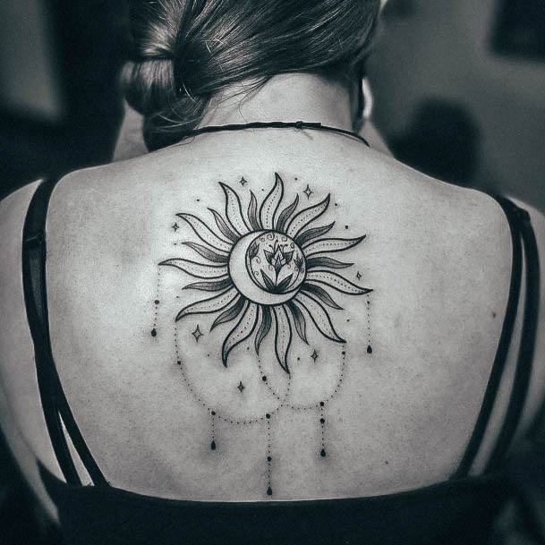 Distinctive Female Chandelier Tattoo Designs