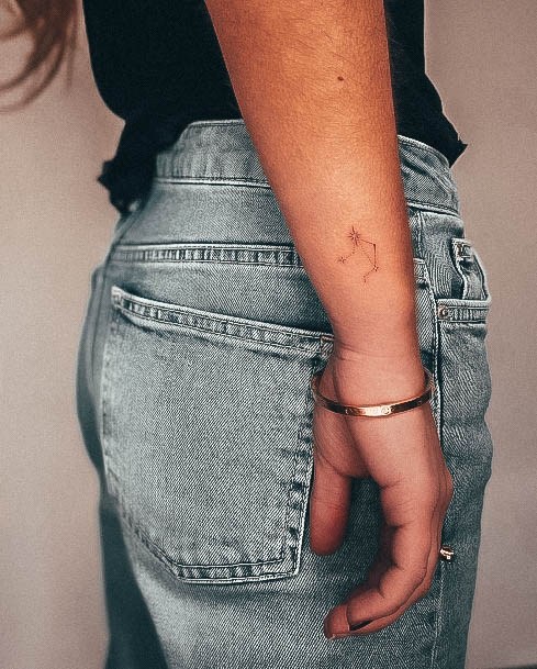 Distinctive Female Constellation Tattoo Designs