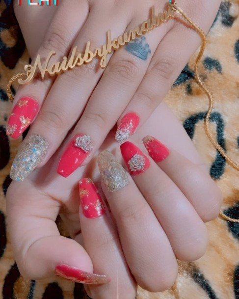 Distinctive Female Crown Nail Designs