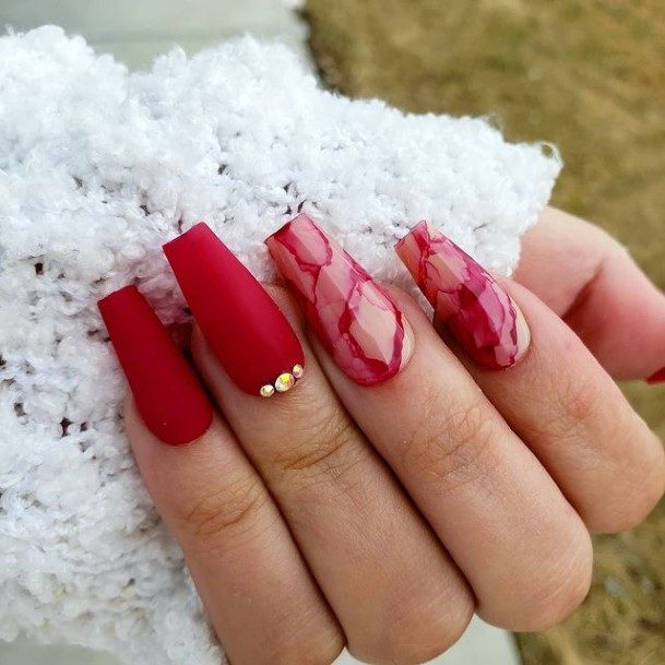 Distinctive Female Dark Nail Designs