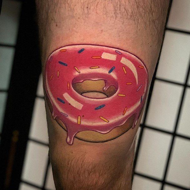 Distinctive Female Donut Tattoo Designs