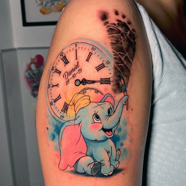 Distinctive Female Dumbo Tattoo Designs