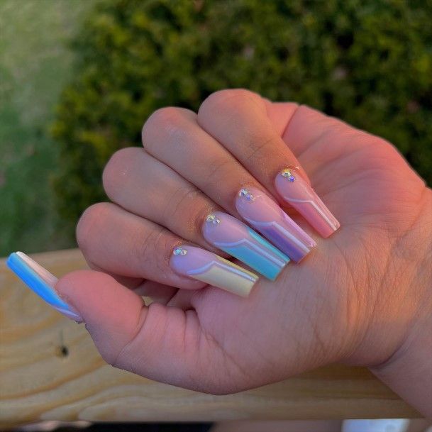 Distinctive Female Easter Nail Designs