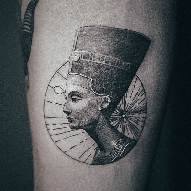 Distinctive Female Egyptian Tattoo Designs Arm