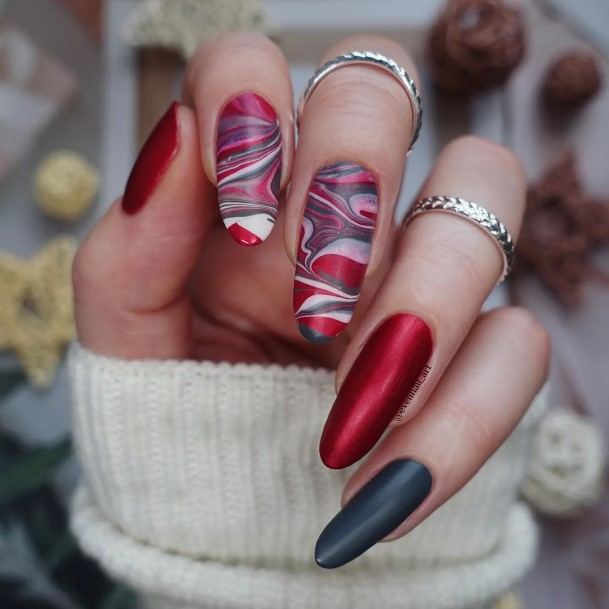 Distinctive Female February Nail Designs