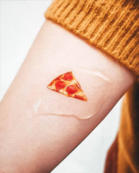 Distinctive Female Food Tattoo Designs