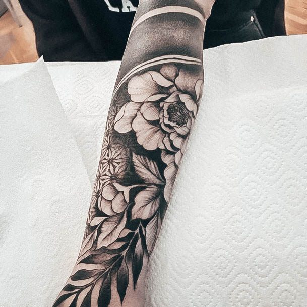 Distinctive Female Forearm Sleeve Tattoo Designs