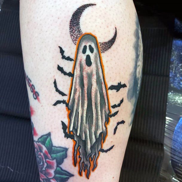 Distinctive Female Ghost Tattoo Designs