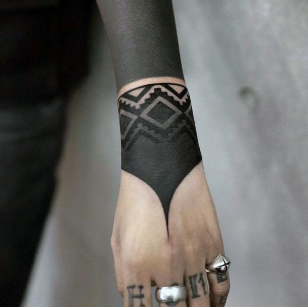 Distinctive Female Good Tattoo Designs Blackwork