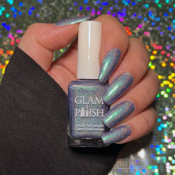 Distinctive Female Holographic Nail Designs