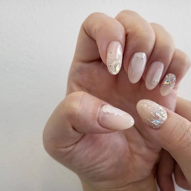 Distinctive Female Ivory Nail Designs