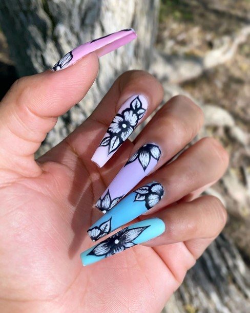 Distinctive Female Lilac Nail Designs