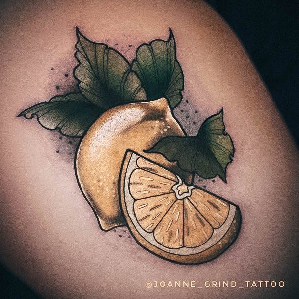 Distinctive Female Lime Tattoo Designs