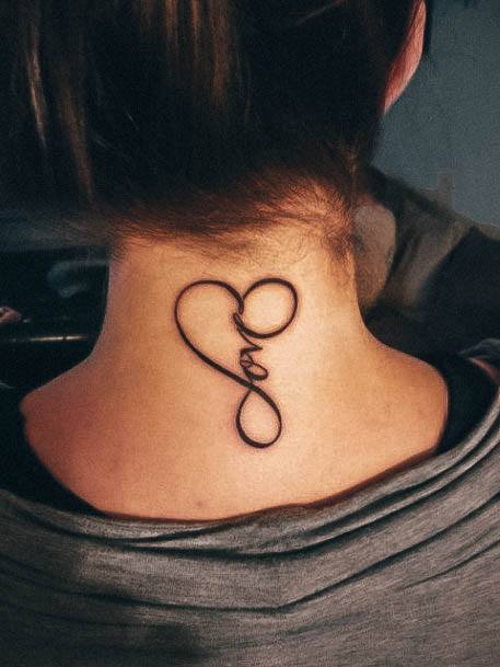 Distinctive Female Love Tattoo Designs