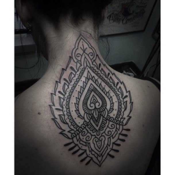 Distinctive Female Mandala Tattoo Designs