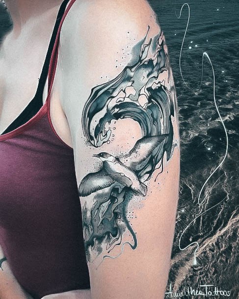 Distinctive Female Nautical Tattoo Designs