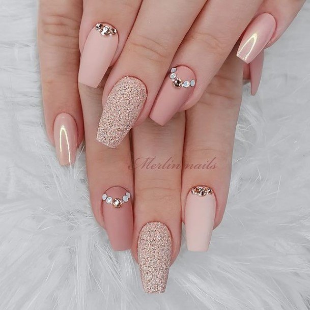 Distinctive Female New Years Nail Designs