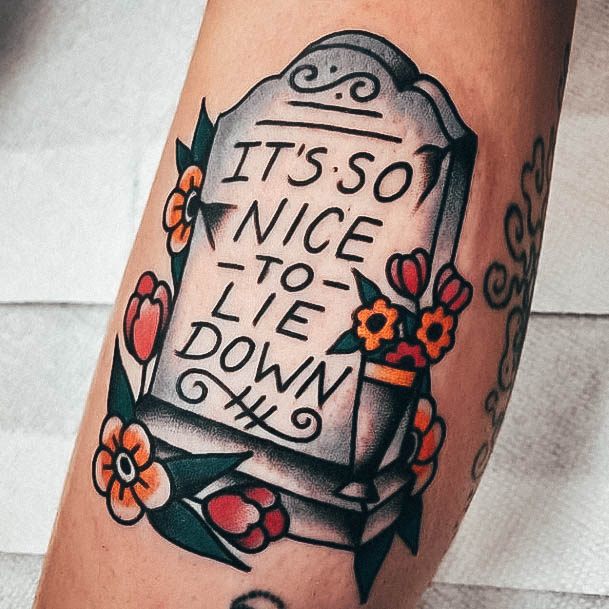 Distinctive Female Old School Tattoo Designs