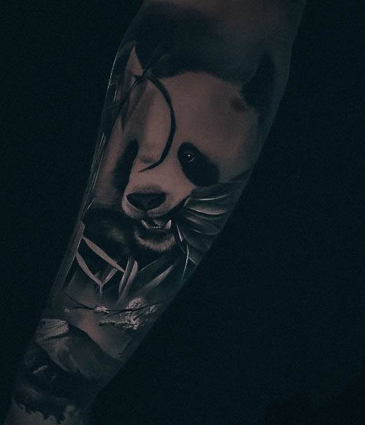 Distinctive Female Panda Tattoo Designs