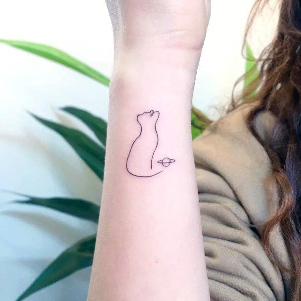 Distinctive Female Pet Tattoo Designs