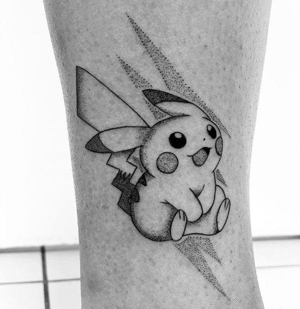 Distinctive Female Pikachu Tattoo Designs