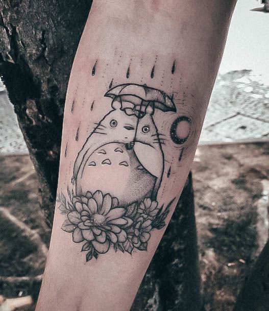 Distinctive Female Rain Tattoo Designs