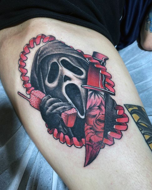 Distinctive Female Scream Tattoo Designs