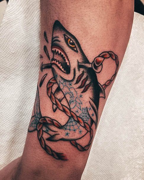 Distinctive Female Shark Tattoo Designs