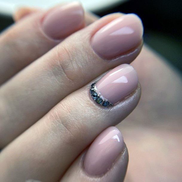 Distinctive Female Silver Dress Nail Designs