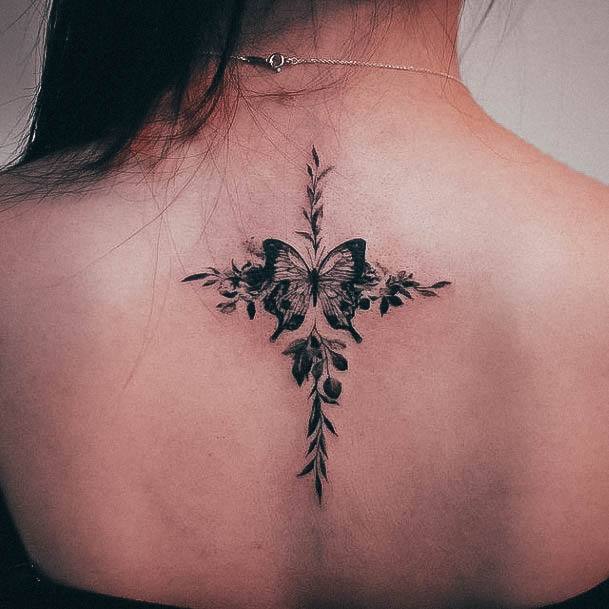 Distinctive Female Small Butterfly Tattoo Designs