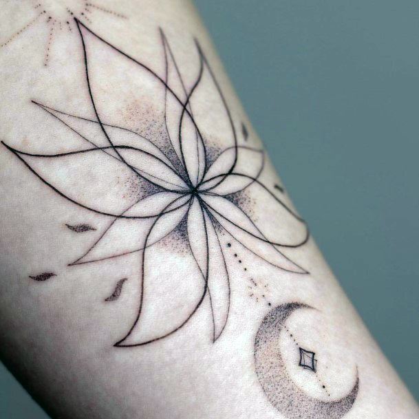 Distinctive Female Spiritual Tattoo Designs