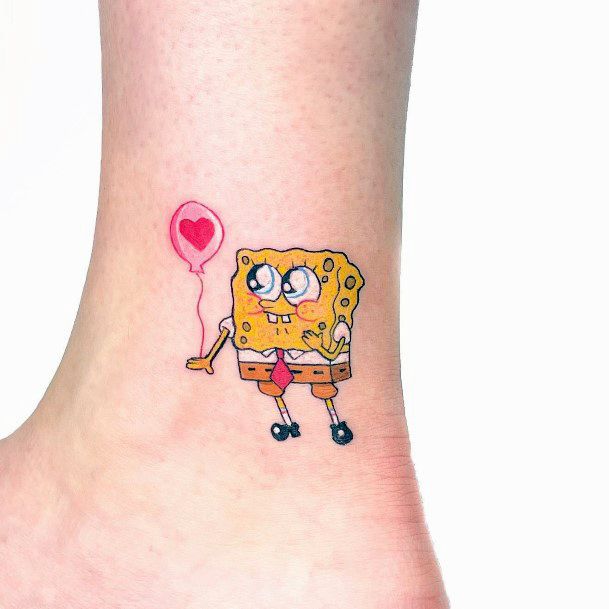 Distinctive Female Spongebob Tattoo Designs
