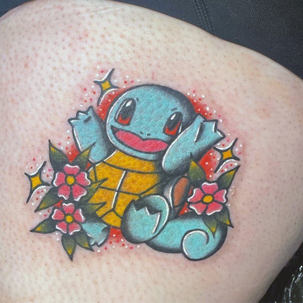 Distinctive Female Squirtle Tattoo Designs