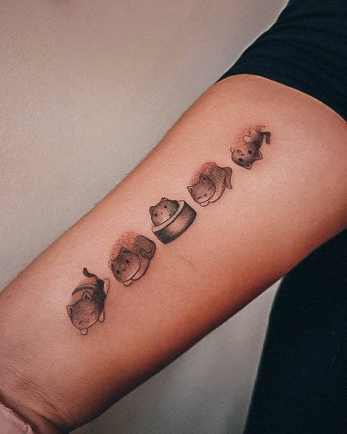 Distinctive Female Sushi Tattoo Designs