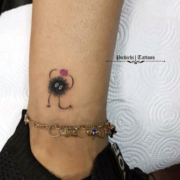 Distinctive Female Susuwatari Tattoo Designs