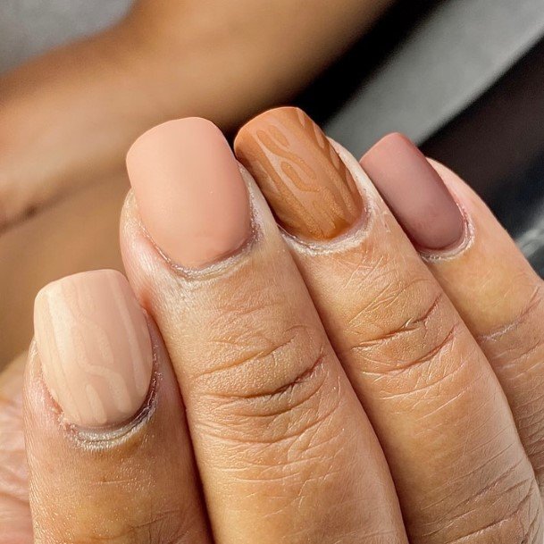 Distinctive Female Tan Nail Designs