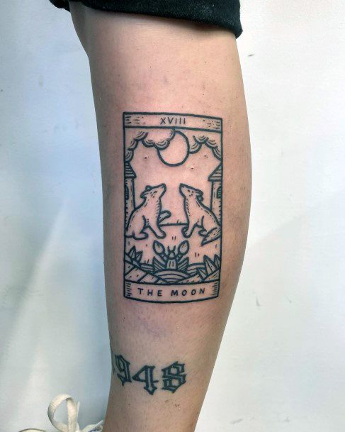 Distinctive Female Tarot Card Tattoo Designs