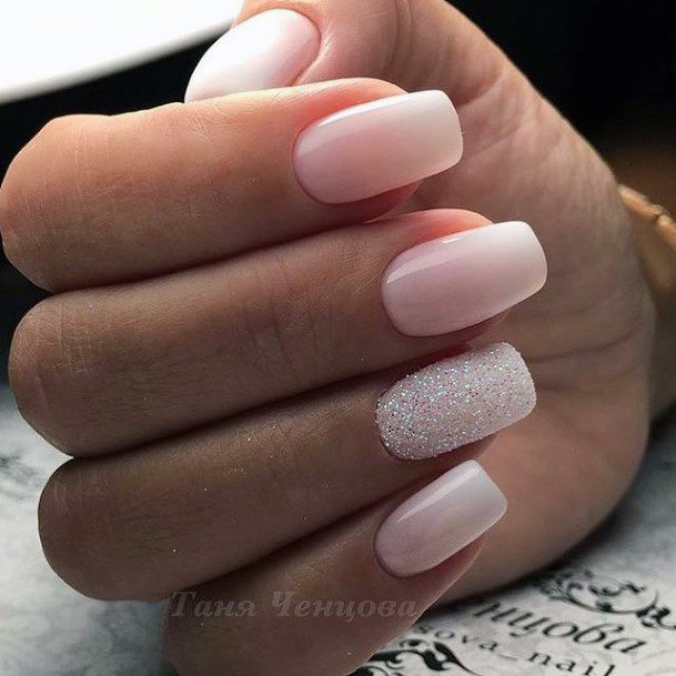 Distinctive Female White Prom Nail Designs