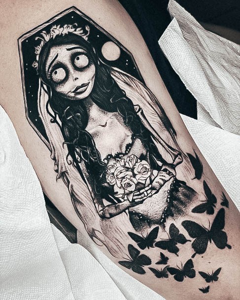 Distinctive Female Witch Tattoo Designs