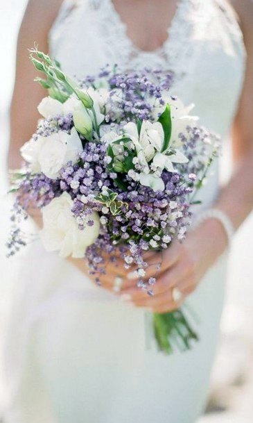 Distinctive Lavender Flowers Wedding